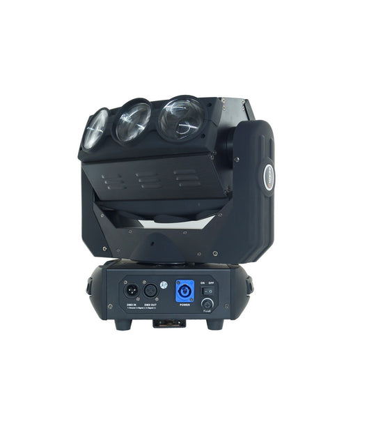 Faro Discoteca Testa Mobile 9 Led 360 Gradi Rgbw Moving Head Light Proiettore         
