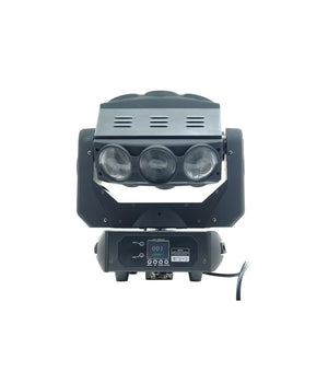 Faro Discoteca Testa Mobile 9 Led 360 Gradi Rgbw Moving Head Light Proiettore         