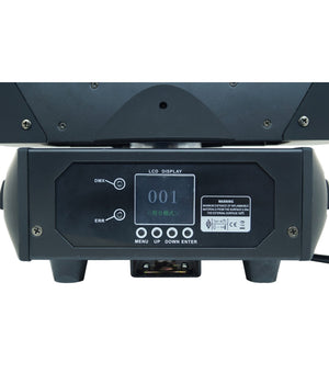 Faro Discoteca Testa Mobile 9 Led 360 Gradi Rgbw Moving Head Light Proiettore         