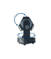 Faro Discoteca Testa Mobile 9 Led 360 Gradi Rgbw Moving Head Light Proiettore         