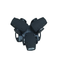 Faro Faretto 3 Led Rgbw Testa Rotante Effetti Disco Dj Flash Color Led Strobo         