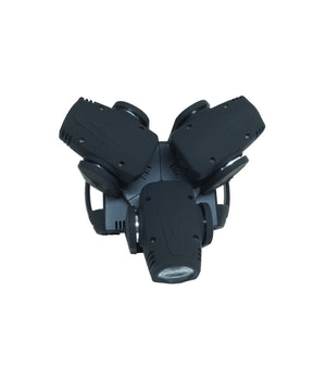 Faro Faretto 3 Led Rgbw Testa Rotante Effetti Disco Dj Flash Color Led Strobo         