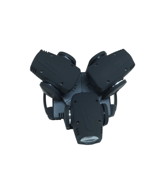 Faro Faretto 3 Led Rgbw Testa Rotante Effetti Disco Dj Flash Color Led Strobo         