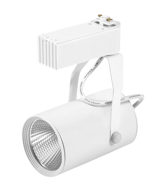 Faro Faretto Cob Led Track Binario Snodabile Luce Fredda Calda Soffitto 10w 40w  -bianco Freddo-10 Watt      