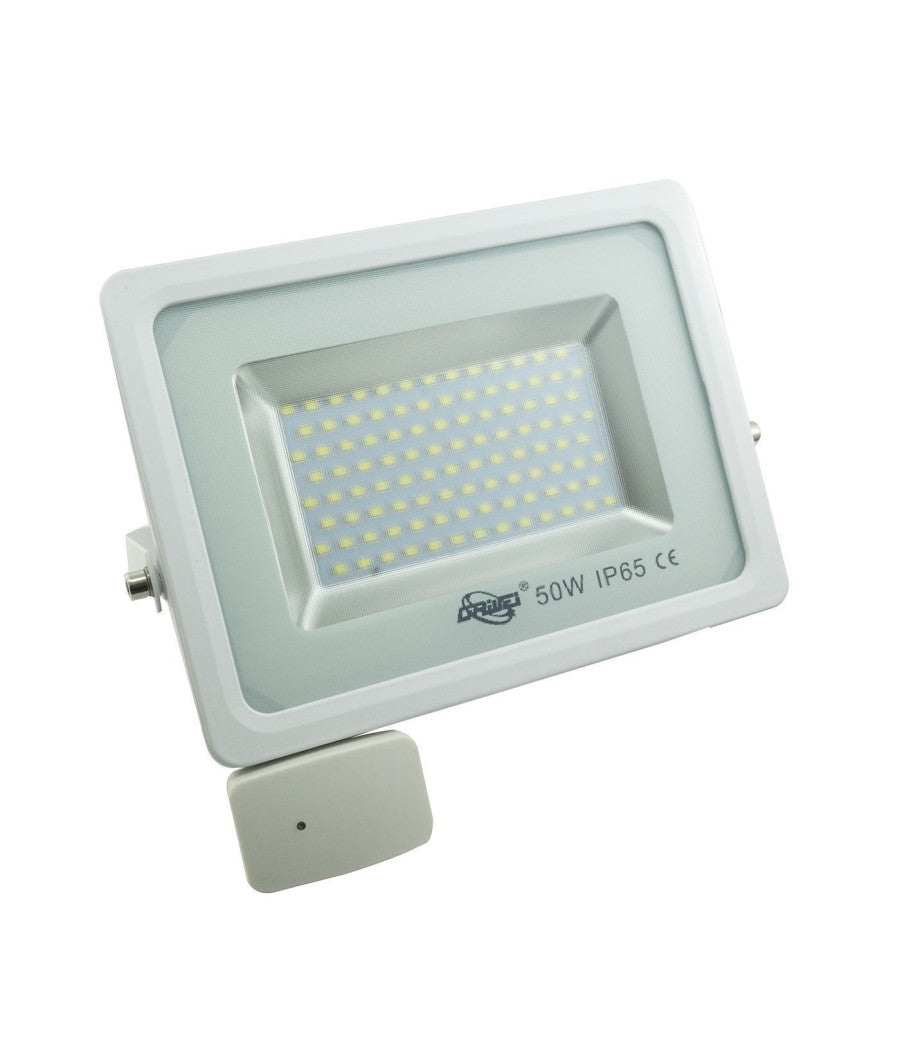 Faro Faretto Fari Led Ip65 Con Sensore Movimento Crepuscolare 10w 20 W 30 50 100         