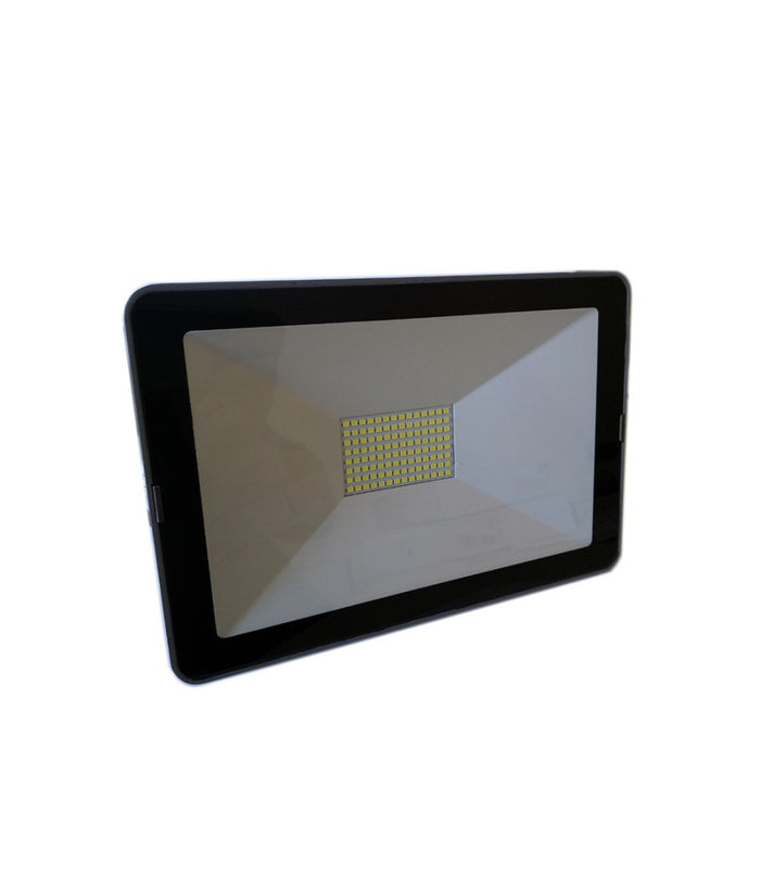 Faro Faretto Led Flood Light Ip66 Bianco Naturale Slim Led Smd 50 Watt         