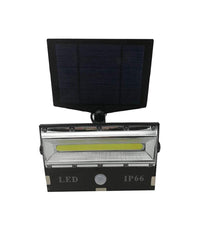 Faro Faretto Led Sensore Movimento E Pannello Solare Ricaricabile Luce Bianca         