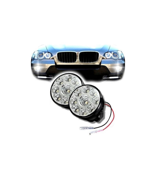 Faro Faretto Led Smd Auto Coppia Fari Faretti Fendinebbia Suv Luci Diurne 9 Led         