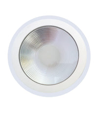Faro Faretto Pannello Ad Incasso A Led In Vetro Tondo 10 Watt Bianco Luce         