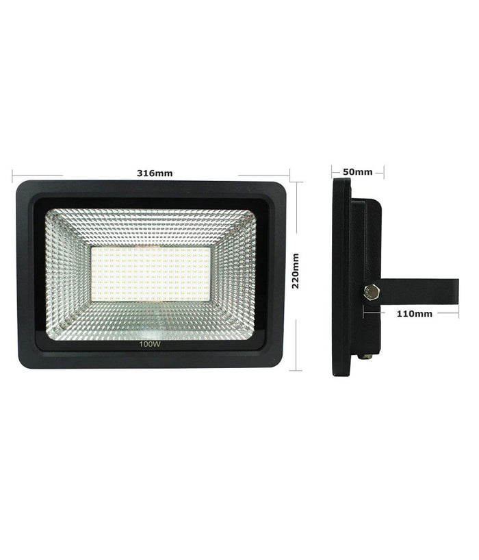 Faro Faretto Proiettore A Led Per Da Esterno Ip65 Luce Fredda Calda 30 50 100 W         