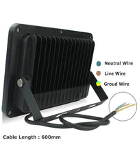 Faro Faretto Proiettore A Led Per Da Esterno Ip65 Luce Fredda Calda 30 50 100 W         