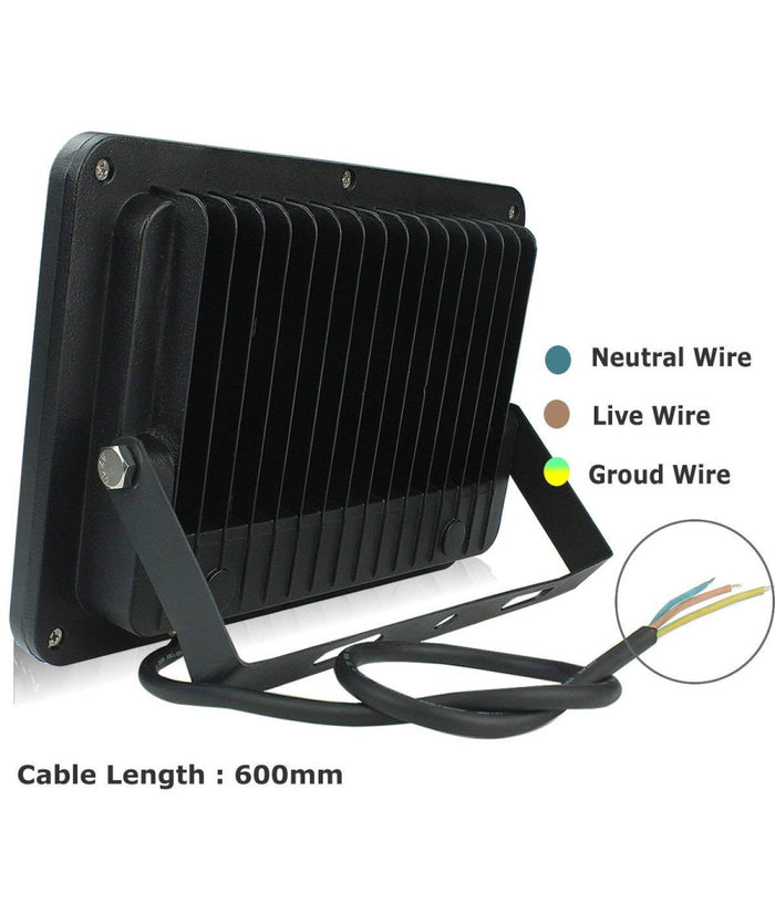 Faro Faretto Proiettore A Led Per Da Esterno Ip65 Luce Fredda Calda 30 50 100 W         