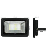 Faro Faretto Proiettore A Led Per Da Esterno Ip65 Luce Fredda Calda 30 50 100 W         