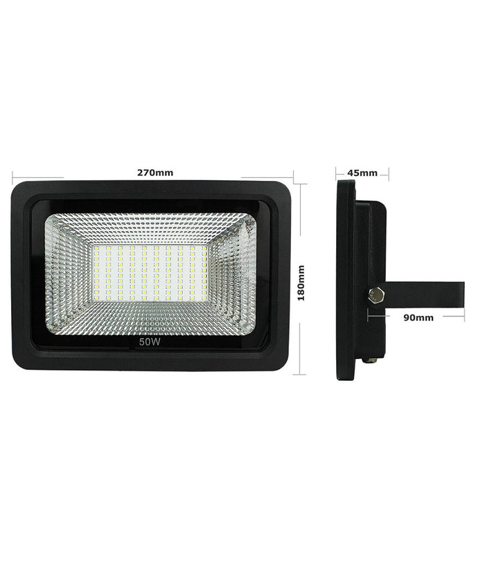 Faro Faretto Proiettore A Led Per Da Esterno Ip65 Luce Fredda Calda 30 50 100 W         