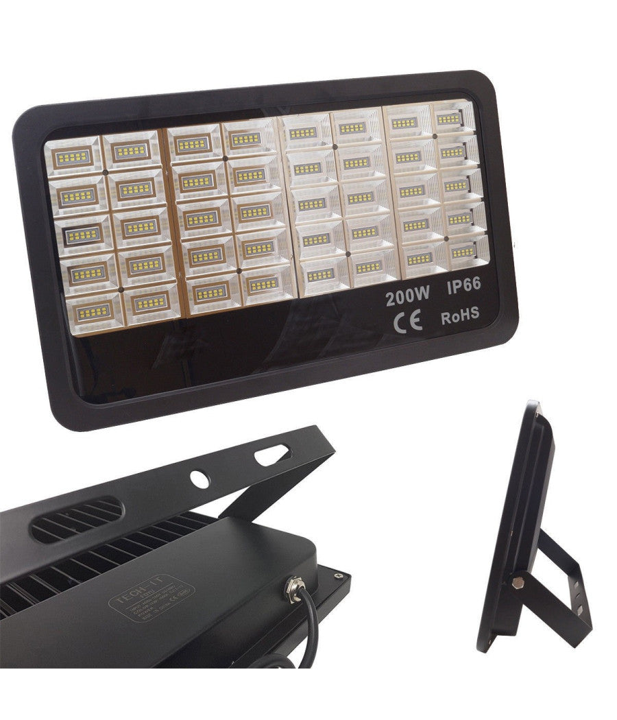 Faro Faretto Slim Led Luce Bianca 200watt Ip66 200 Watt Led Smd         