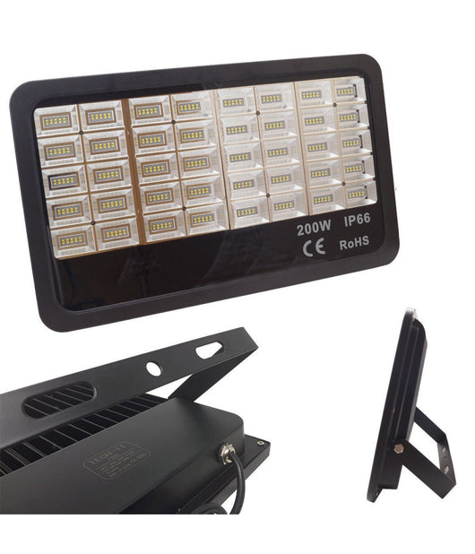 Faro Faretto Slim Led Luce Bianca 200watt Ip66 200 Watt Led Smd         