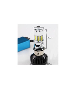 Faro Lampada Led H4 H6 6 Kit Per Moto Motocicletta 35w Watt Mod. M02e 3500 Lmn         