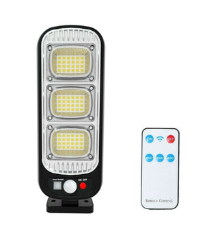 Faro Lampione Stradale Con Pannello Solare Fotovoltaico Sensore 72 Led Smd Gl         