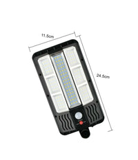 Faro Lampione Stradale Pannello Solare Con Sensore Telecomando 117 Led Smd Ta146         