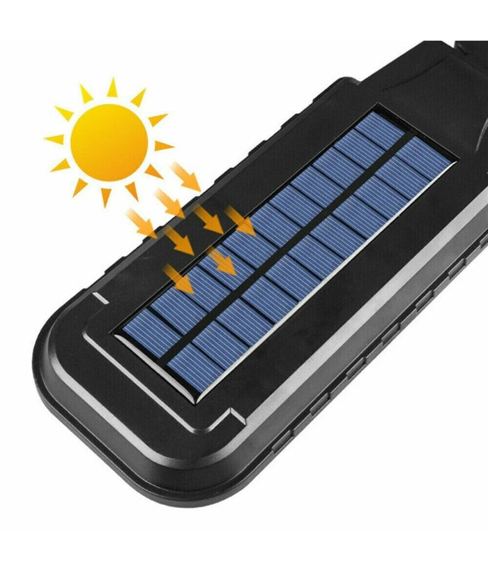 Faro Lampione Stradale Pannello Solare Fotovoltaico Sensore 10 Watt Cob Tx-9328         