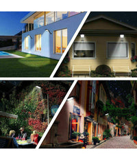 Faro Lampione Stradale Pannello Solare Fotovoltaico Sensore 120 Led Cob 5195         