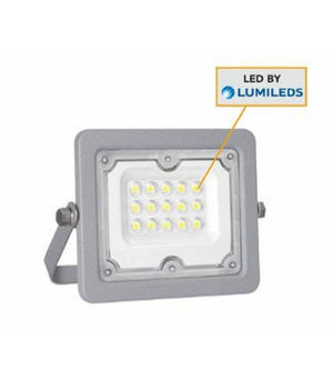 Faro Led 10 W Ultra Slim Grigio Esterno Ip65 Luce Fredda Naturale Calda Fs10w-g         