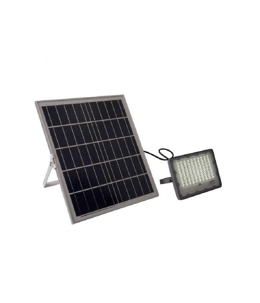 Faro Led 100 Watt Crepuscolare Pannello Energia Solare Telecomando Ip65 Sl-100w         