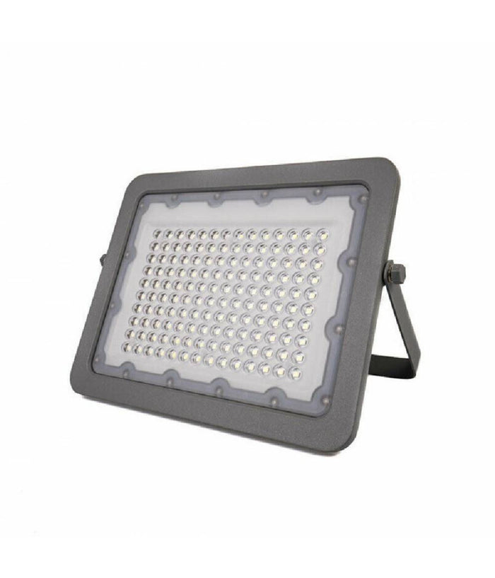 Faro Led 100w Ultra Slim Esterno Grigio Ip65 Luce 6500k 4000k 3000k Fs100         