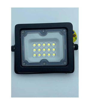 Faro Led 10w Ultra Slim Nero Esterno Ip65 Luce Fredda 6500k Naturale 4000k Fs10w         