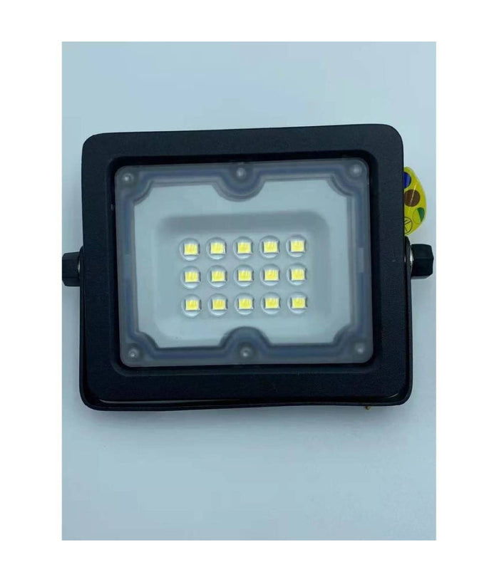 Faro Led 10w Ultra Slim Nero Esterno Ip65 Luce Fredda 6500k Naturale 4000k Fs10w  -bianco Freddo      -