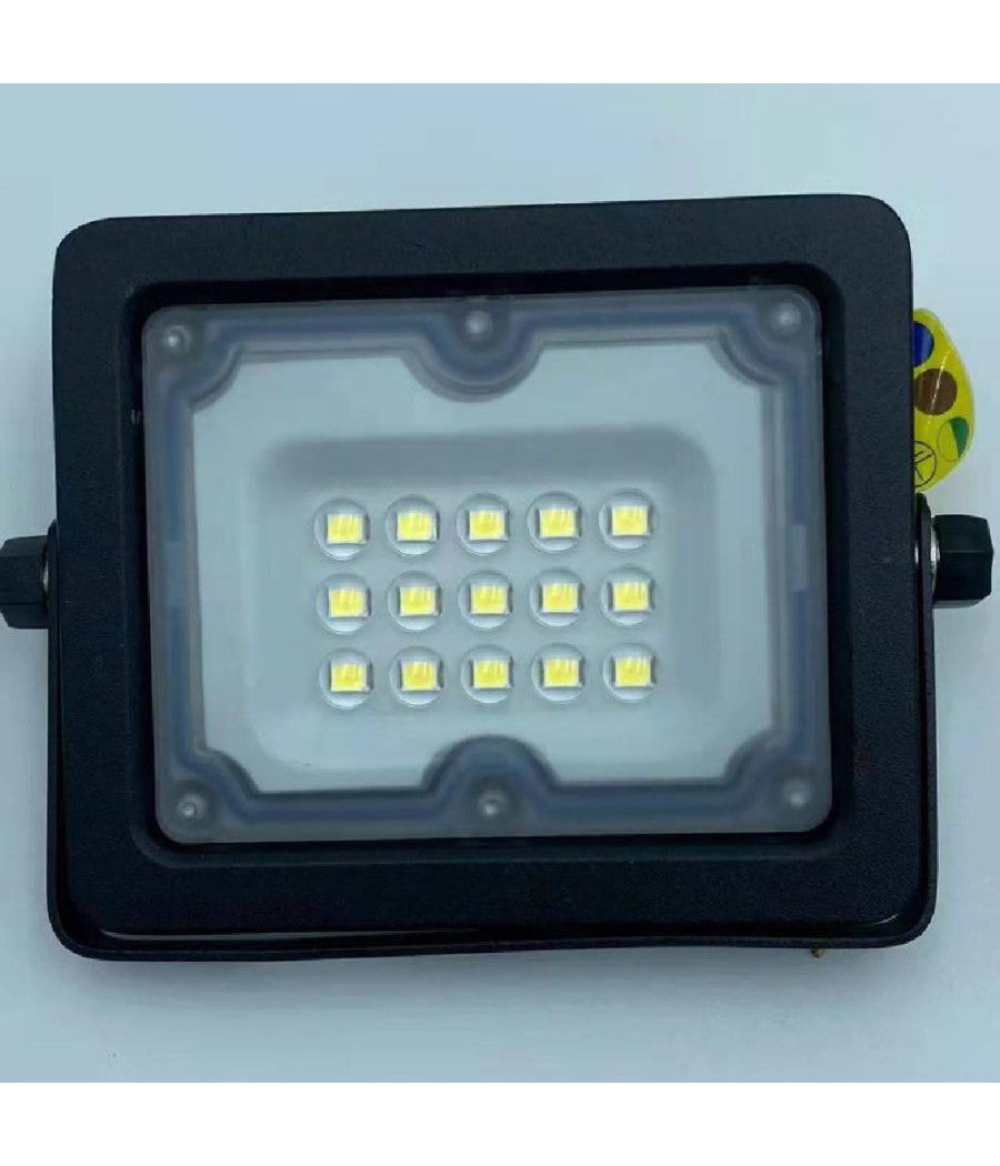 Faro Led 10w Ultra Slim Nero Esterno Ip65 Luce Fredda 6500k Naturale 4000k Fs10w  -bianco Naturale      -