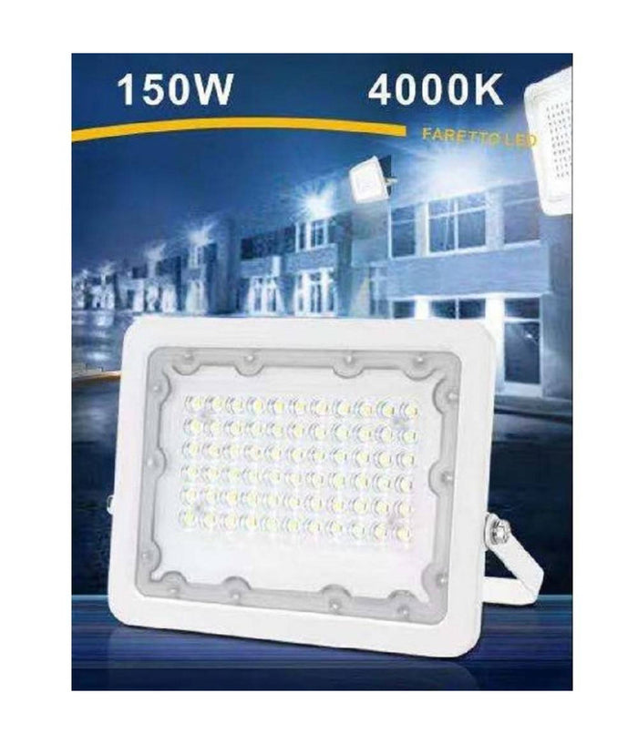 Faro Led 150 Watt Proiettore Esterno Ip65 Bianco Luce 6500k 4000k 3000k Fs150w-b  -bianco Naturale      -