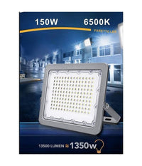 Faro Led 150w Proiettore Esterno Ip65 Grigio Luce 6500k 4000k 3000k Fs150w-g5  -bianco Freddo      -