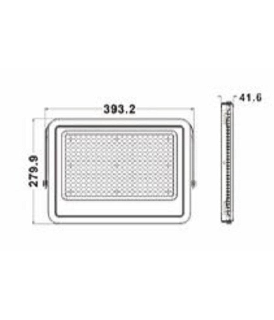 Faro Led 200 W Ultra Slim Esterno Nero Ip65 Luce Fredda Naturale Calda Fs200w-n         