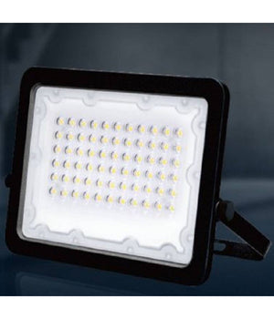 Faro Led 50 W Faretto Ultra Slim Nero Esterno Luce Naturale Calda Fredda Fs50w-n         