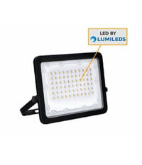 Faro Led 50 W Faretto Ultra Slim Nero Esterno Luce Naturale Calda Fredda Fs50w-n         