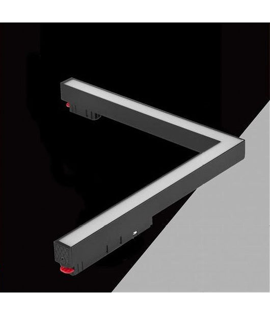 Faro Led Angolare 24 W Incasso Per Binario Magnetico 48v Luce 3000k 4000k Mg-06         