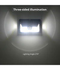 Faro Led Con Pannello Solare Crepuscolare 24 Led Sensore Movimento Crepuscolare         