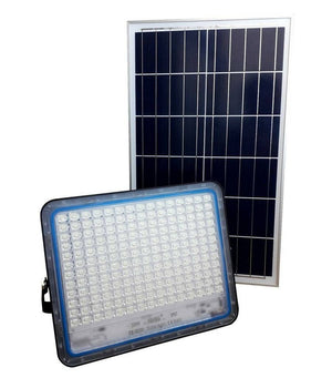 Faro Led Con Pannello Solare Crepuscolare Da 300w + Telecomando Fb-58300         