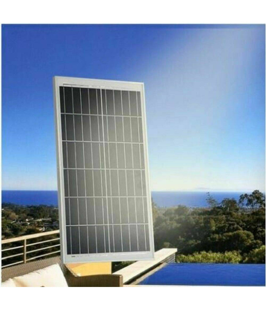 Faro Led Con Pannello Solare Faretto Crepuscolare Per Esterno 300w + Telecomando         