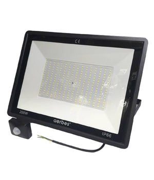 Faro Led Da Esterno Con Sensore Crepuscolare 200 W Luce Fredda Con Staffa G6200         