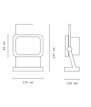 Faro Led Da Lavoro Portatile Ricaricabile Smd 2835 Luce Bianco Freddo Dt-2132         