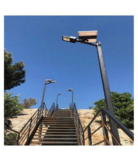 Faro Led Lampione 200w Con Pannello Energia Solare Kit Staffa Incluso So-200w-lf         