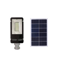 Faro Led Lampione Stradale 100w Luce Fredda Con Pannello Solare E Staffa Fb6100         