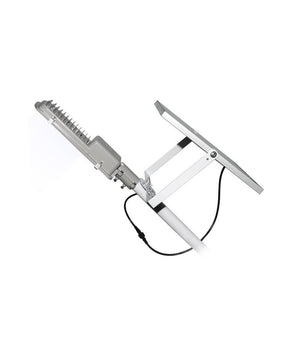 Faro Led Lampione Stradale 100w Luce Fredda Con Pannello Solare E Staffa Fb6100         