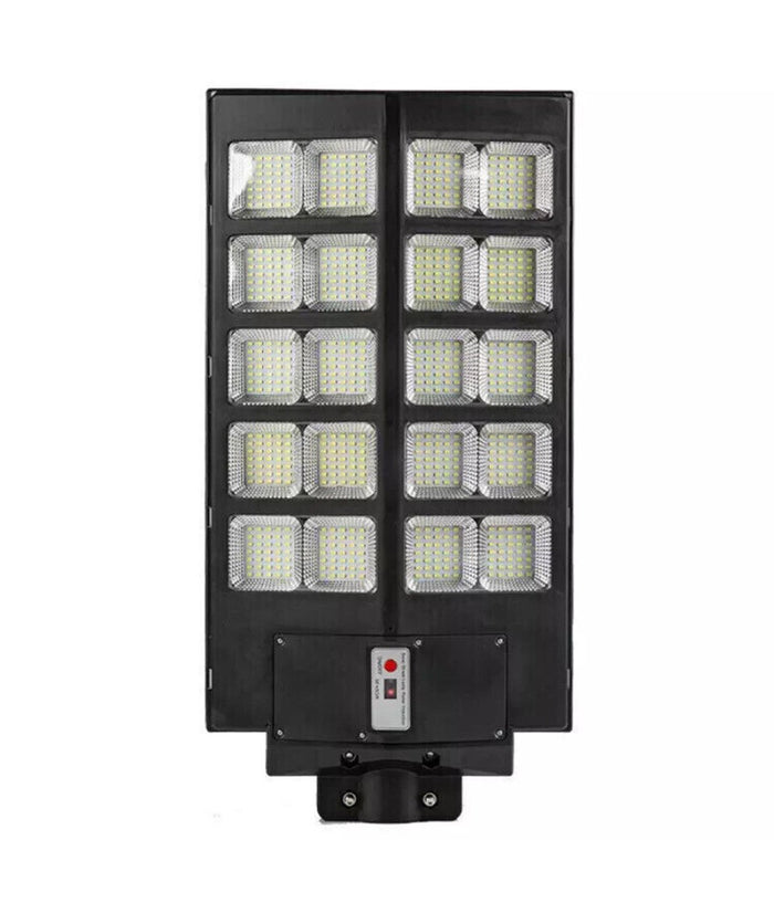 Faro Led Lampione Stradale Con Pannello Solare 1000 W Crepuscolare Con Staffa         