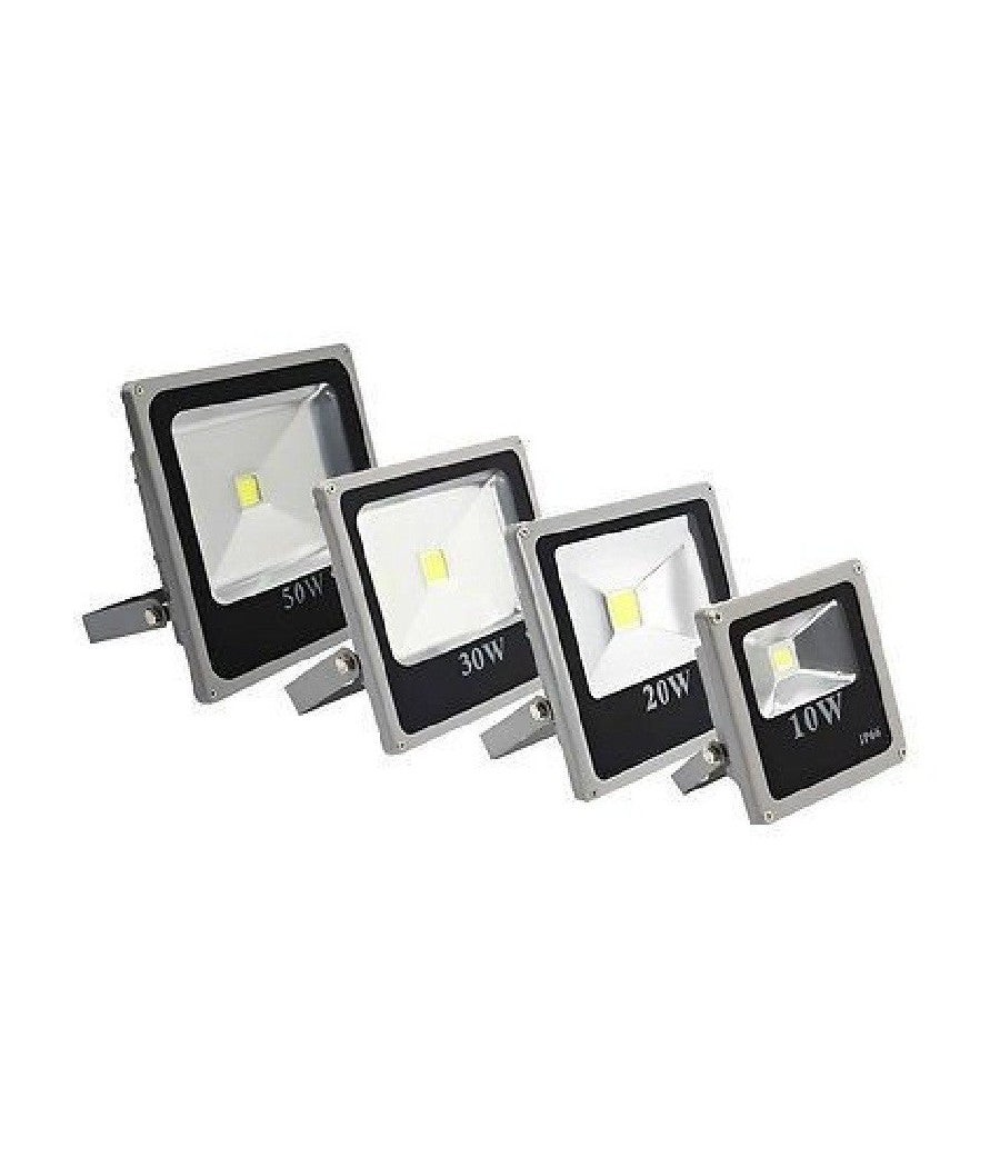 Faro Led Slim Faretto Luce Calda Alta Luminosita' 10w 20w 30w 50w 80w 100w Ip66         