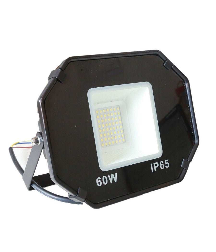 Trade Shop - Faro Led Smd Faretto Spot Flood Light Luce Fredda Bianca 60w 100w 200w Esterno -
