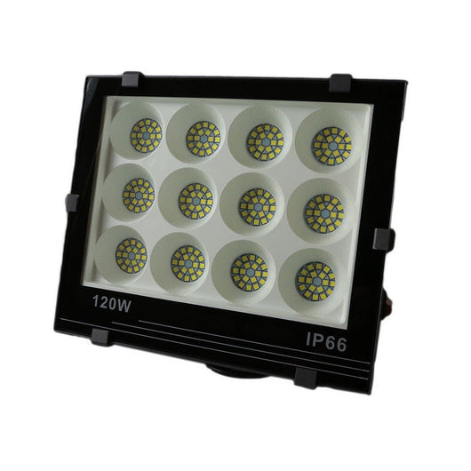 Trade Shop - Faro Led Smd Slim 60 120 200 Watt Faretto Spot Alta Luminosita' Lampada Ip66 -  120 Watt