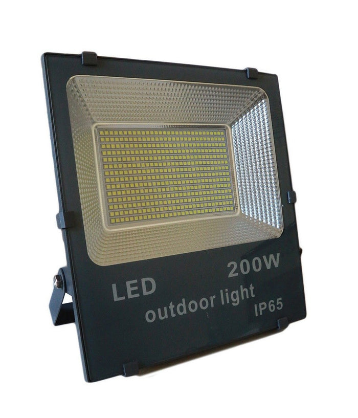 Faro Led Smd Slim Faretto Spot Luminosita' Luce Bianca Fredda 50 100 200 W Ip65   200 Watt      